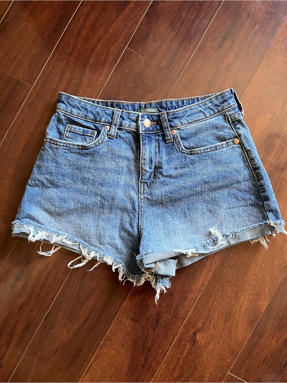 Wild Fable Denim Cut-Off High-Waisted Shorts